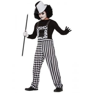 Harlequin Costume Overalls - Mens Halloween Costumes